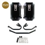 BOČNÉ KUFRE  ATLAS FRAMELESS  40L+40L + DRŽIAKY PRE SYSTÉM  FRAMELESS BMW R1300GS